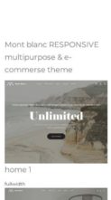 Montblanc (TeslaThemes) - (screenshot mobile)