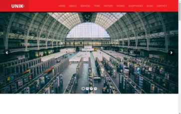Unik (TeslaThemes) - (screenshot desktop)