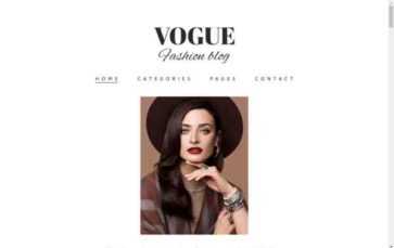 Vogue (TeslaThemes) (screenshot desktop)
