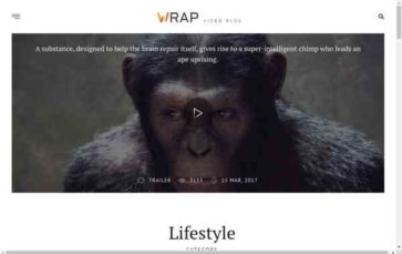 Wrap (TeslaThemes) - (screenshot desktop)