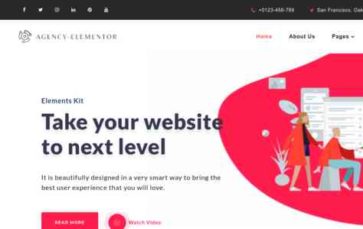 Screenshot Desktop Agency Elementor (screenshot desktop)