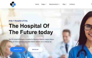 Medical Elementor Pro (screenshot desktop)