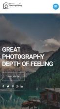 Photography Elementor (screenshot mobile)