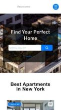 Real Estate Elementor (screenshot mobile)