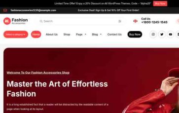 Stylish Brand Shop Pro (screenshot desktop)