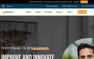 The Business Blocks Pro (screenshot desktop)