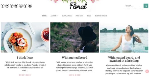 Floral (The Bootstrap Themes)