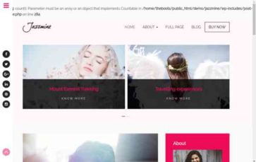 Jazzmine (screenshot desktop)