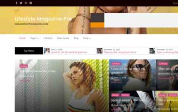 Lifestyle Magazine Pro (screenshot desktop)