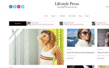 Lifestyle Press (screenshot desktop)