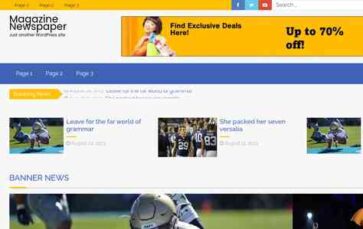 Magazine Newspaper Pro (screenshot desktop)