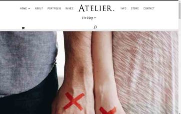 Atelier for Divi (screenshot desktop)