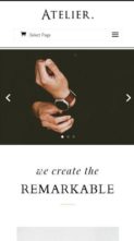 Atelier for Divi (screenshot mobile)