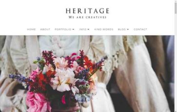 Heritage for Divi (screenshot desktop)