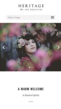 Heritage for Divi (screenshot mobile)