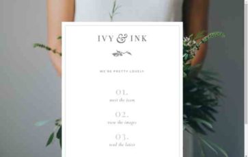 Ivy (The Design Space.co) - (screenshot desktop)