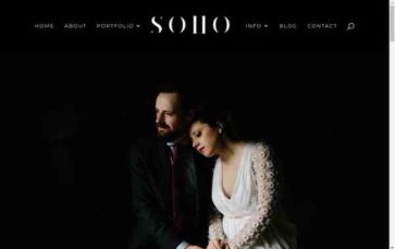 Soho for Divi (screenshot desktop)