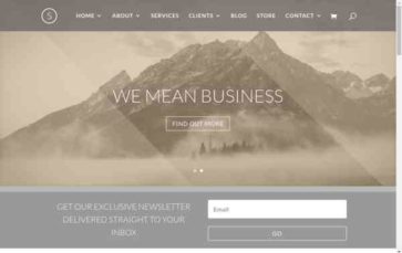 Solo For Divi (screenshot desktop)