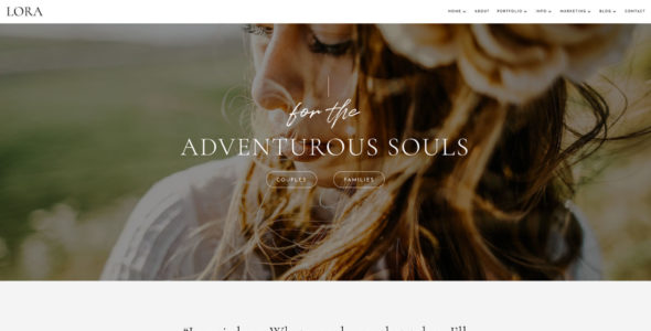 Lora for Divi (The Design Space.co)