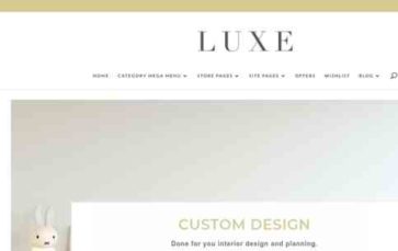 Luxe Commerce for Divi (screenshot desktop)