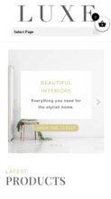 Luxe Commerce for Divi (screenshot mobile)