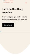 Paloma for Divi (screenshot mobile)