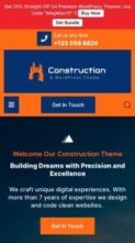 Construction Demolition Services Pro (screenshot mobile)