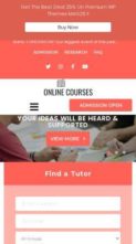 Elearning Online Courses Pro (screenshot mobile)