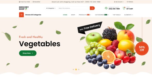 Grocery Marketplace Pro (The Magnifico)