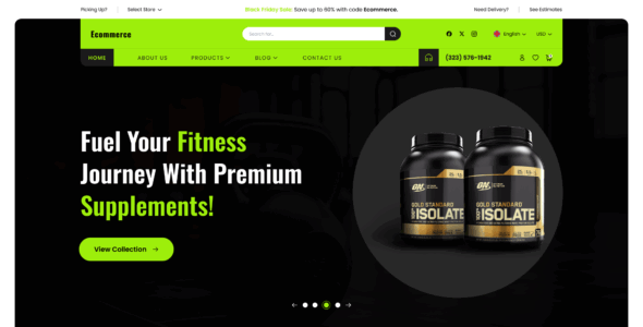 Gym Nutrition Shop Pro (The Magnifico)