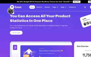 Saas Software Pro (screenshot desktop)