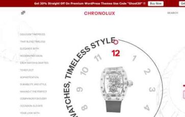 Watch Store Shop Pro (screenshot desktop)