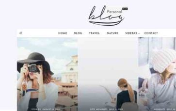 Blog Personal Plus (screenshot desktop)