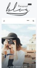 Blog Personal Plus (screenshot mobile)