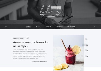 Blog Personal Pro (Theme 404)