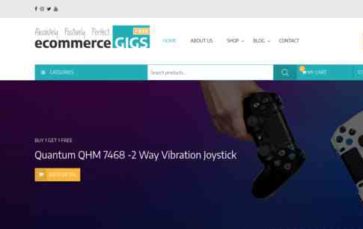 eCommerce Gigs (screenshot desktop)