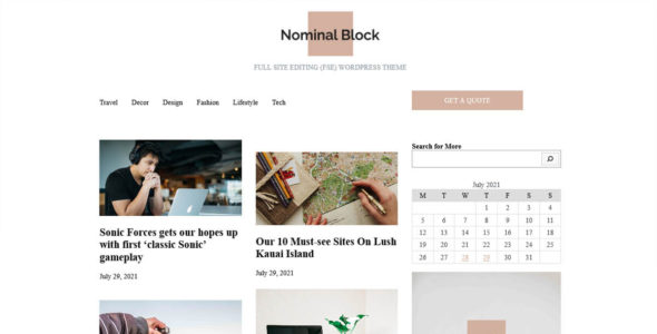 Nominal Block (Theme 404)