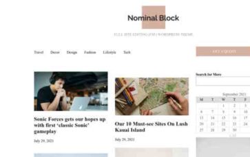 Nominal Block (screenshot desktop)