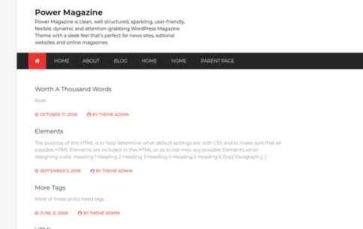 Power Magazine (screenshot desktop)