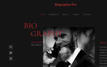 Biographyn Pro (screenshot desktop)