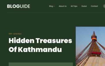 Bloguide (screenshot desktop)