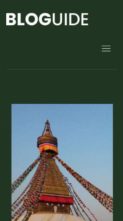 Bloguide (screenshot mobile)