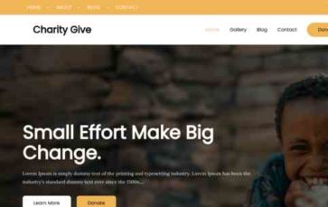 Charity Give Pro (screenshot desktop)