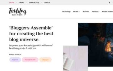 Favblog Pro (screenshot desktop)