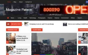 Magazine Palace (screenshot desktop)