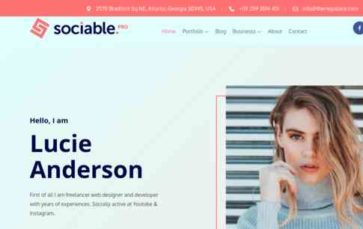 Sociable Pro (screenshot desktop)