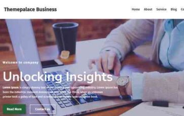 Themepalace Business Pro (screenshot desktop)