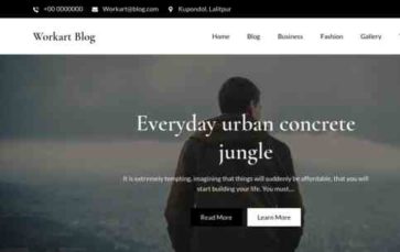 Workart Blog (screenshot desktop)