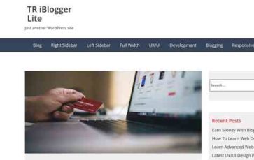 TR iBlogger Lite (screenshot desktop)