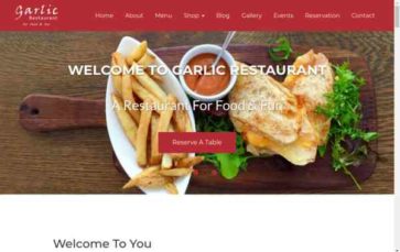 TR Restaurant (screenshot desktop)